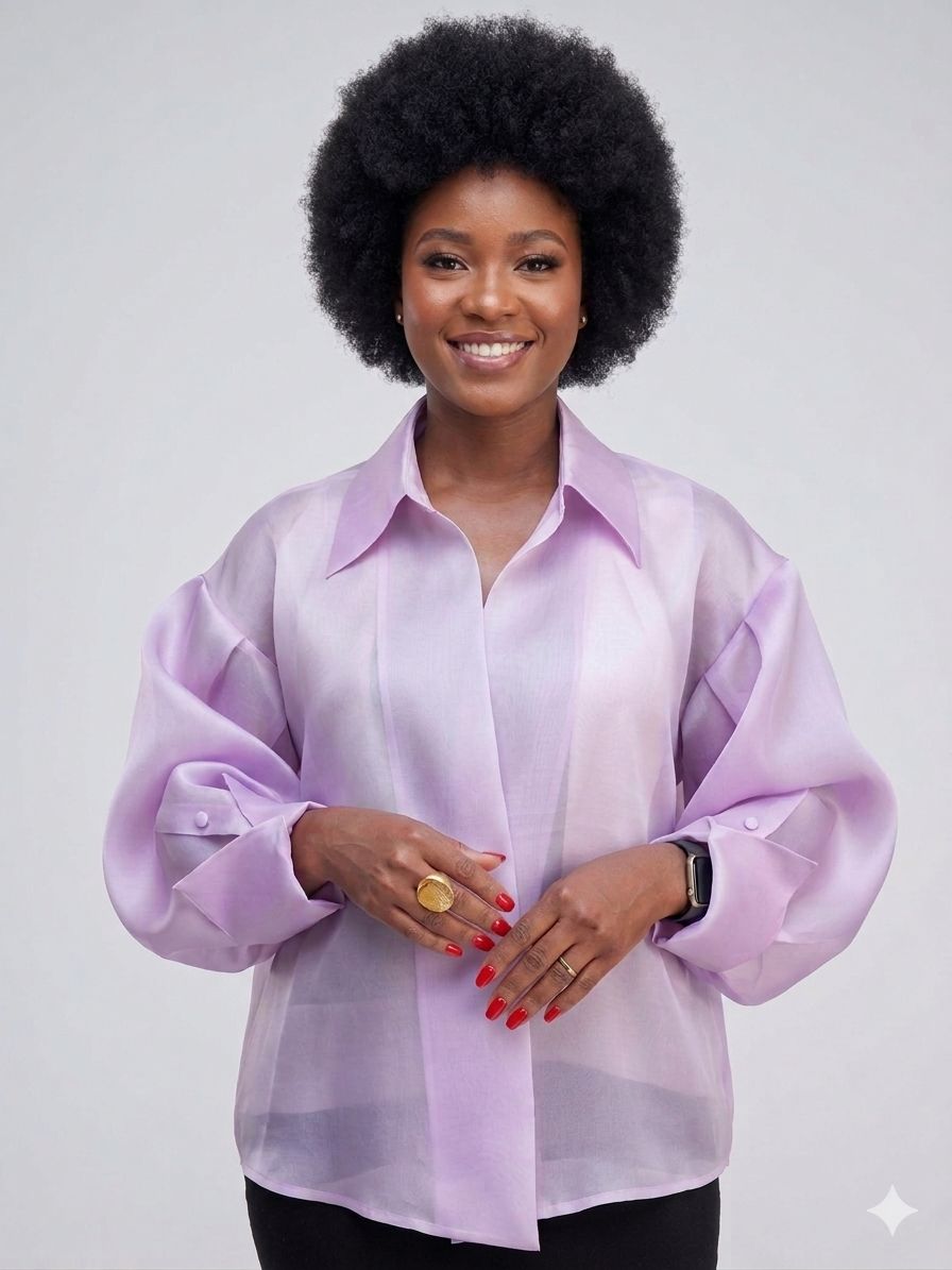 Vestido de Seda e Lã